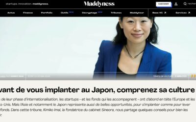 仏メディア「Maddyness」に代表今井の記事が掲載されました